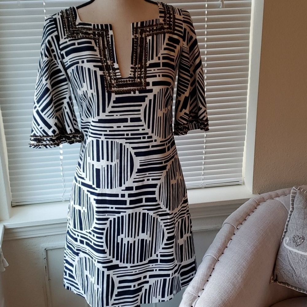 Trina Turk Forest Bamboo Dress Size 2